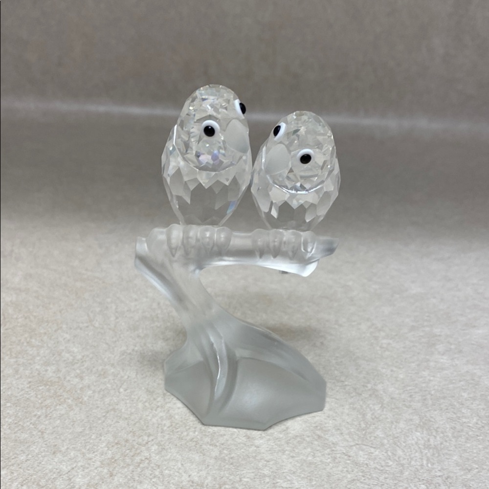 Swarovski crystal first annual addition, togetherness  Love Birds